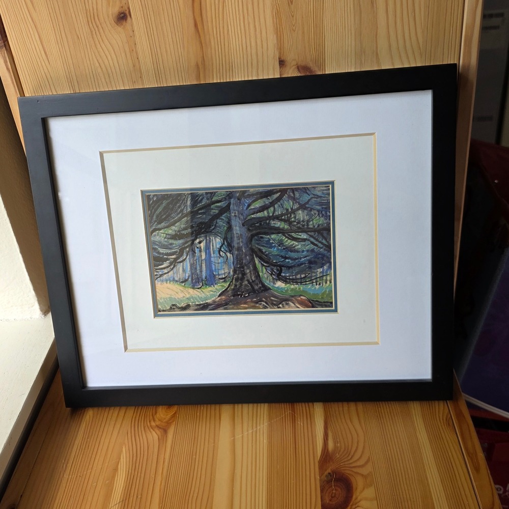 Emily Carr Dancing Tree Framed Art Print Art Gallery of Greater Victoria 12x15"